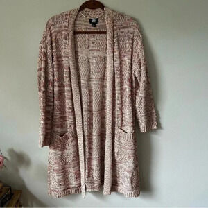 Roots| Long  Mulitcolour Cardigan